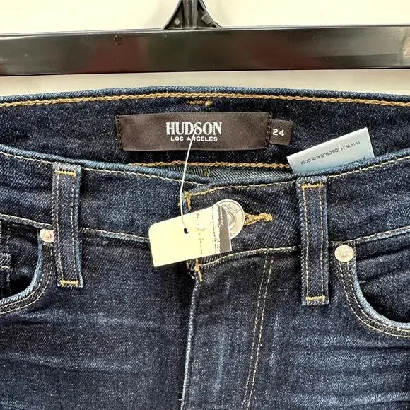 HUDSON NWT Nico Straight Ankle Denim Jean in Mercy// 24